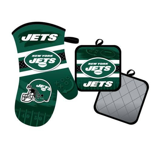 New York Jets Oven Mitt and Pot Holder Kitchen Heat Resistant
