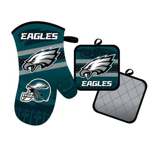 Philadelphia Eagles Oven Mitt and Pot Holder