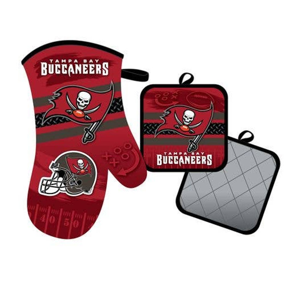 Tampa Bay Buccaneers Oven Mitt and Pot Holder