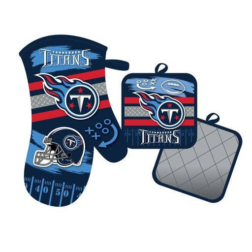 Tennessee Titans Oven Mitt and Pot Holder Kitchen Heat Resistant