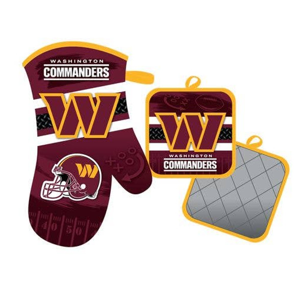 Washington Commanders Oven Mitt and Pot Holder