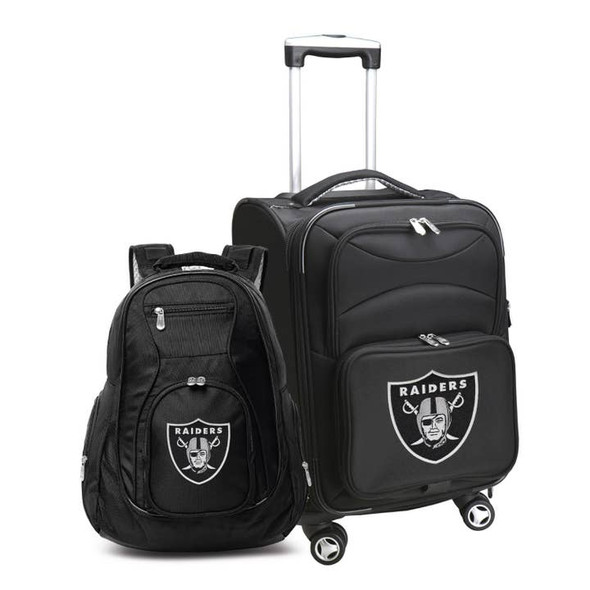 Las Vegas Raiders 21" Carry-On & Backpack Set