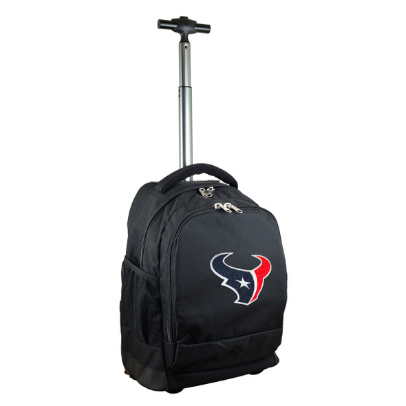 Houston Texans 19" Premium Wheeled Backpack - Black
