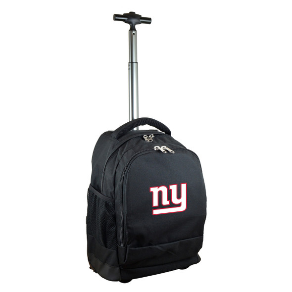 New York Giants 19" Premium Wheeled Backpack - Black