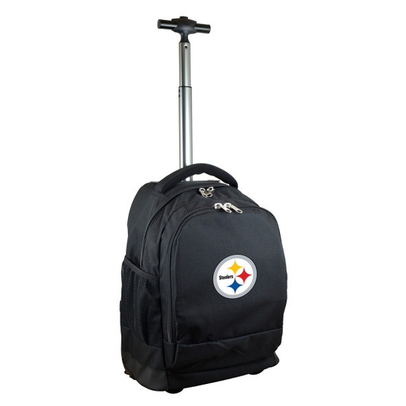 Pittsburgh Steelers 19" Premium Wheeled Backpack - Black