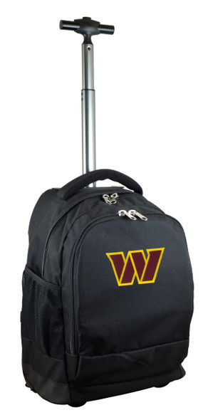 Washington Commanders 19" Premium Wheeled Backpack - Black