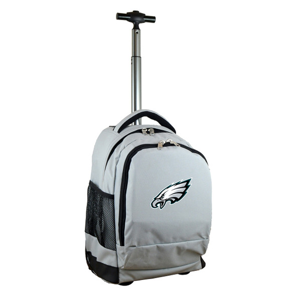 Philadelphia Eagles 19" Premium Wheeled Backpack - Silver