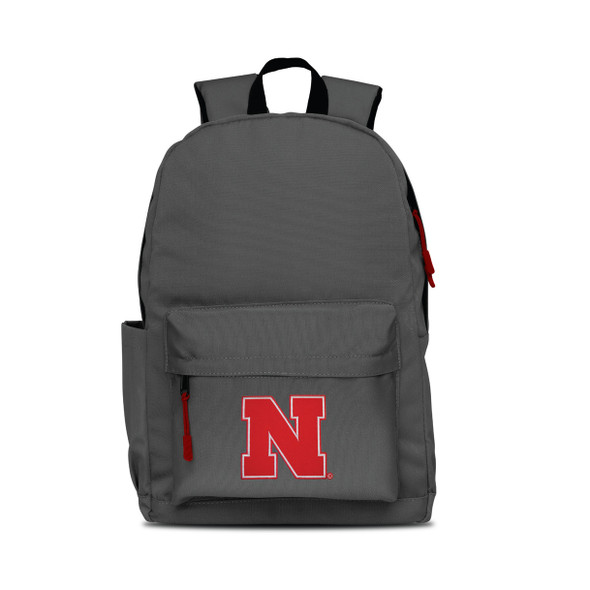 Nebraska Cornhuskers Campus Laptop Backpack - Gray