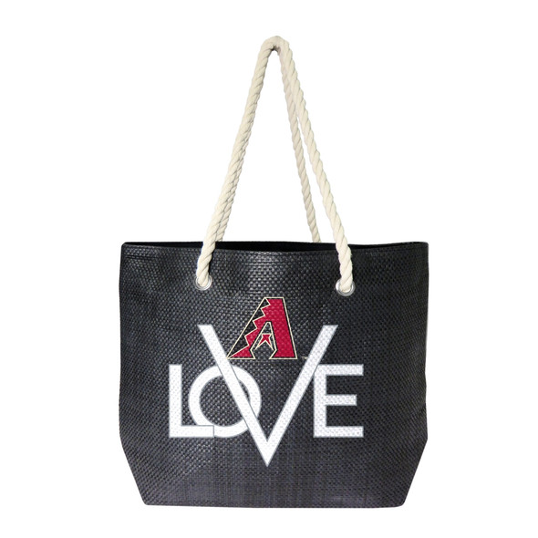 Arizona Diamondbacks Love Tote Bag MLB Fan Tote Travel Shopping Bag