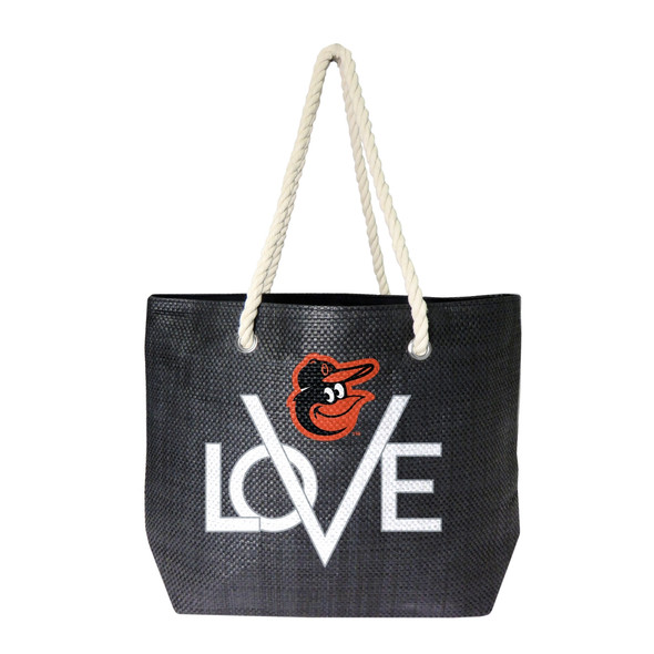 Baltimore Orioles Love Tote Bag MLB Fan Tote Travel Shopping Bag
