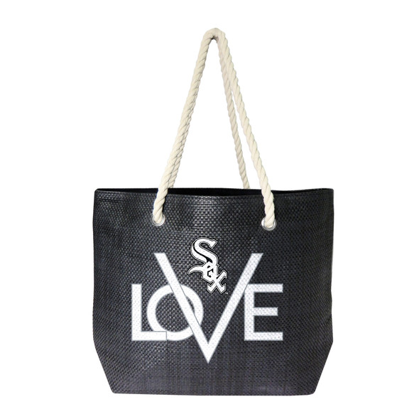 Chicago White Sox Love Tote Bag MLB Fan Tote Travel Shopping Bag