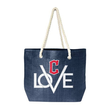 Cleveland Guardians Love Tote Bag MLB Fan Tote Travel Shopping Bag