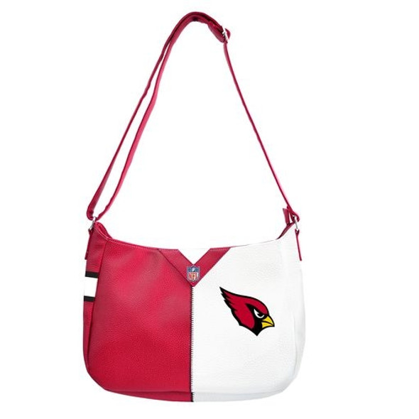 Arizona Cardinals Pebble Split Hobo Bag