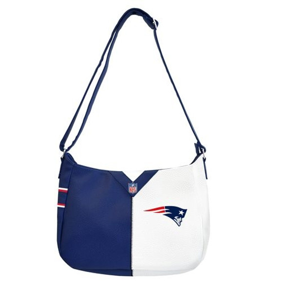 New England Patriots Pebble Split Hobo Bags
