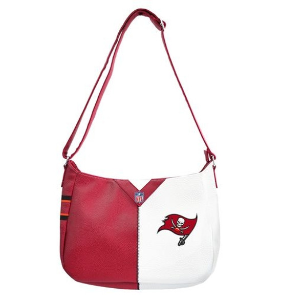 Tampa Bay Buccaneers Pebble Split Hobo Bag