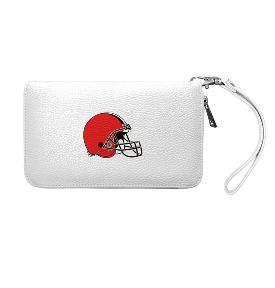Cleveland Browns Pebble Organizer Zip Wallet