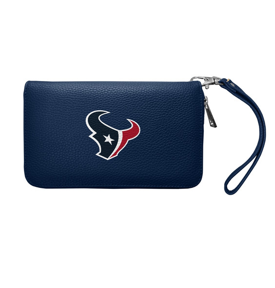 Houston Texans Pebble Organizer Zip Wallet