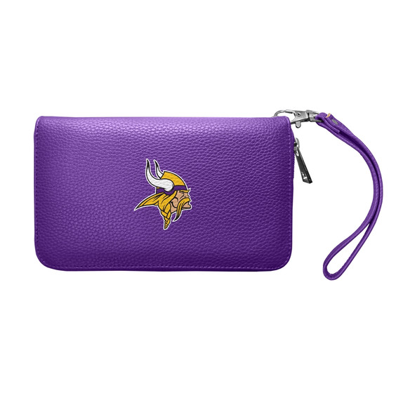 Minnesota Vikings Pebble Organizer Zip Wallet