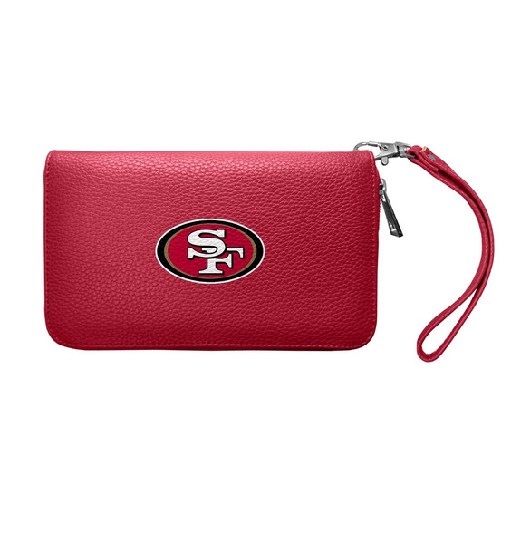 San Francisco 49ers Pebble Organizer Zip Wallet