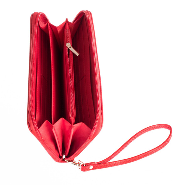 Cincinnati Reds Pebble Organizer Zip Wallet