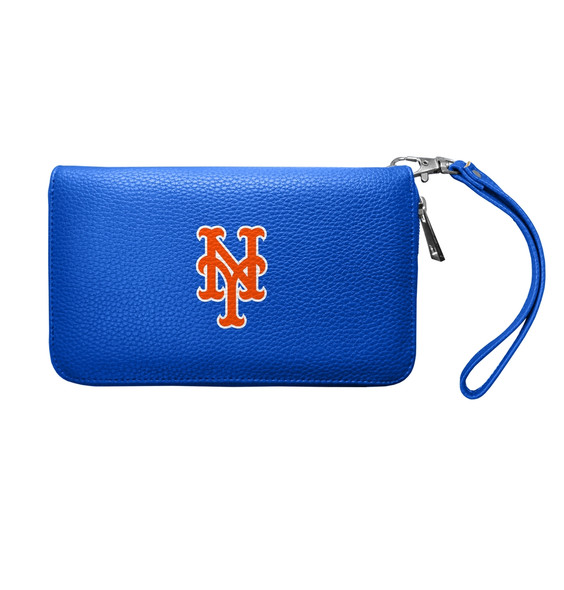 New York Mets Pebble Organizer Zip Wallet