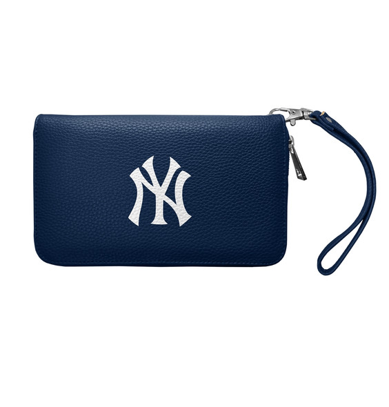 New York Yankees Pebble Organizer Zip Wallet