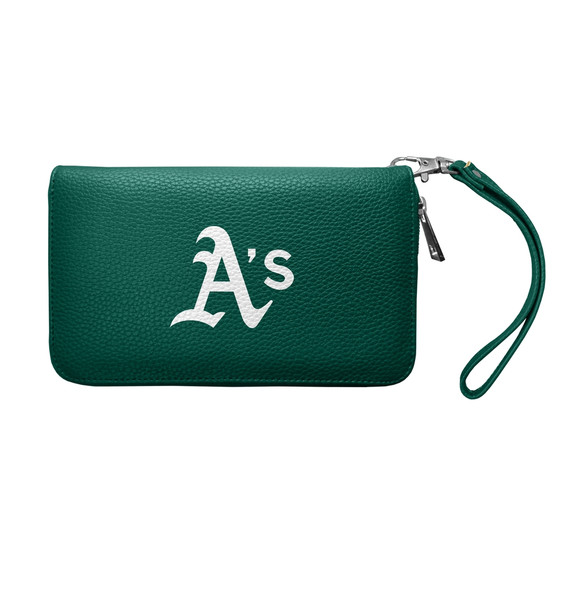 Oakland Athletics Pebble Organizer Zip Wallet
