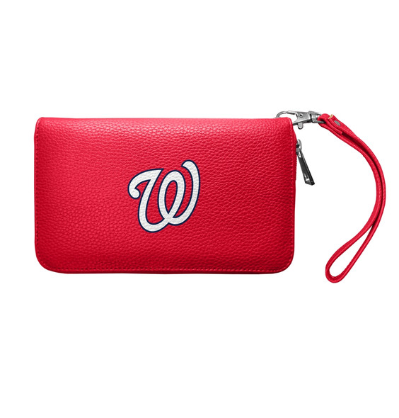 Washington Nationals Pebble Organizer Zip Wallet