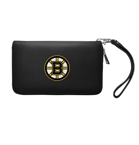 Boston Bruins Pebble Organizer Zip Wallet