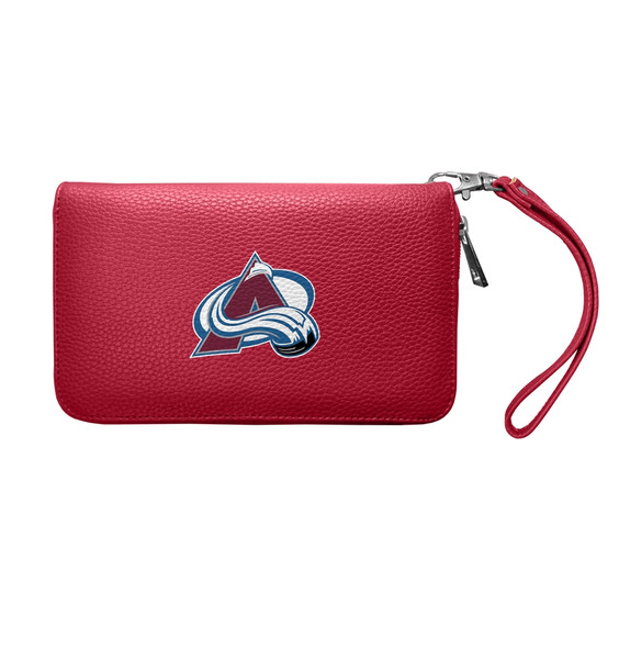 Colorado Avalanche Pebble Organizer Zip Wallet