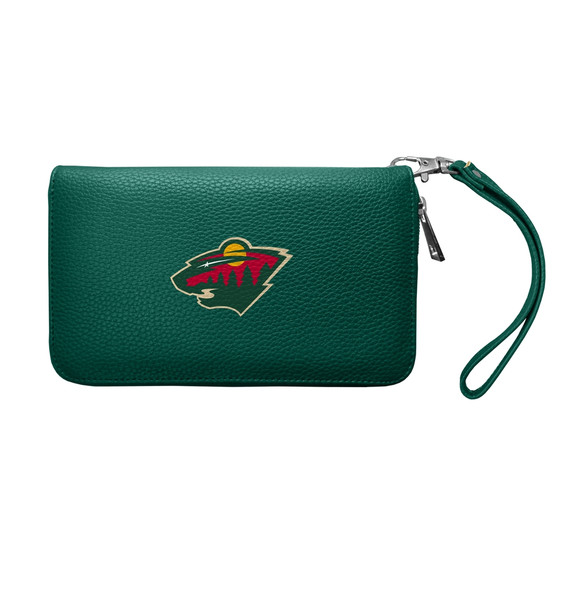 Minnesota Wild Pebble Organizer Zip Wallet