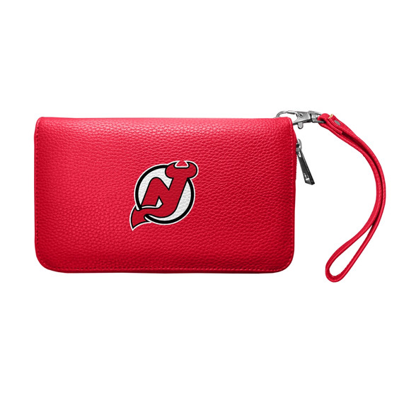 New Jersey Devils Pebble Organizer Zip Wallet