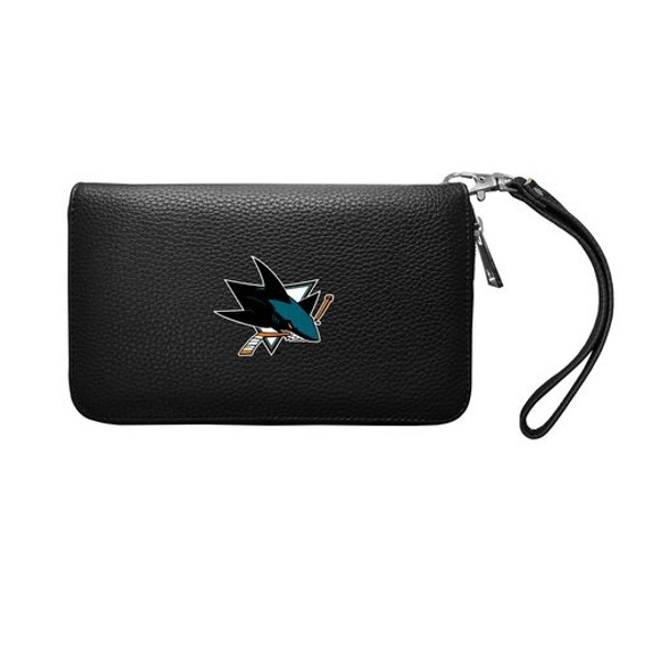 San Jose Sharks Pebble Organizer Zip Wallet