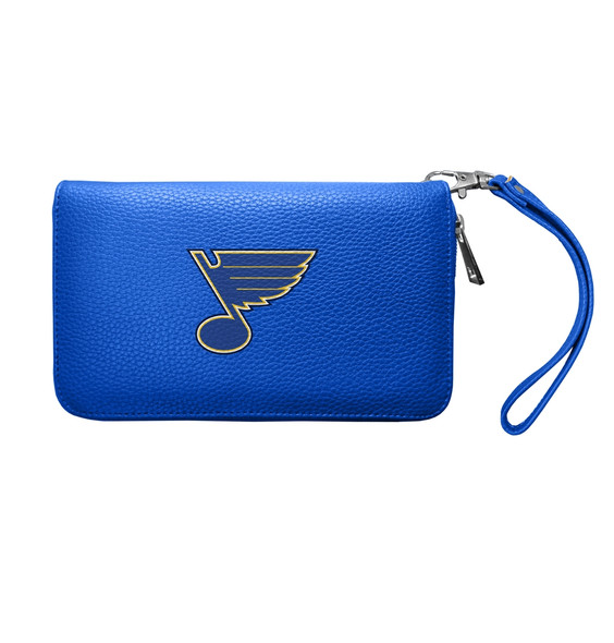 St. Louis Blues Pebble Organizer Zip Wallet