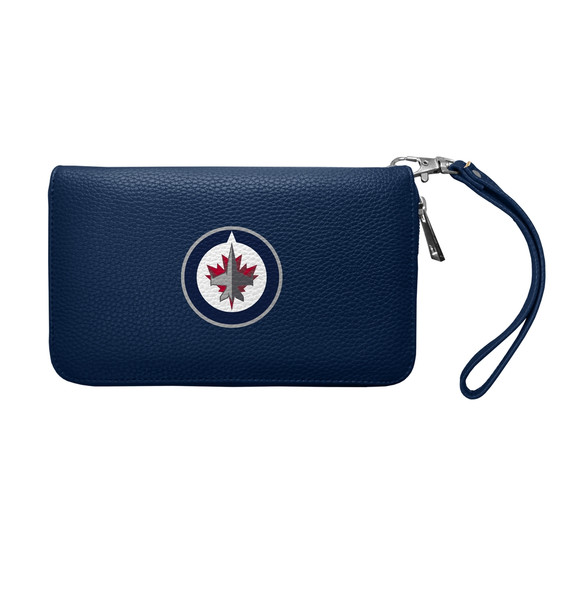 Winnipeg Jets Pebble Organizer Zip Wallet