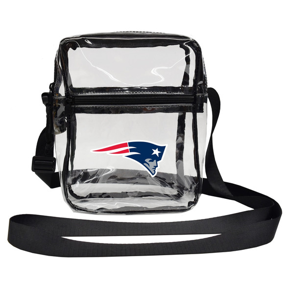 New England Patriots Clear Sideline Purse Stadium Approved NFL Bag Fan Gear