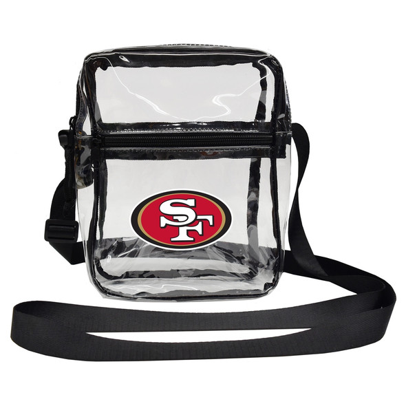 San Francisco 49ers Clear Sideline Purse Stadium Approved NFL Bag Fan Gear
