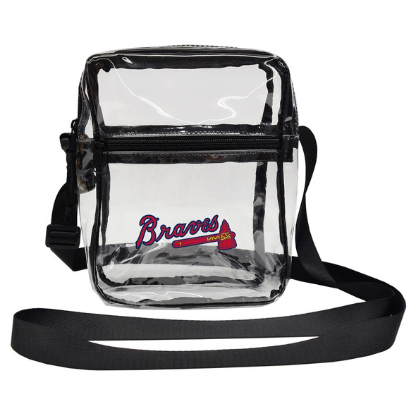 Atlanta Braves Clear Sideline Purse Stadium Approved MLB Bag Fan Gear
