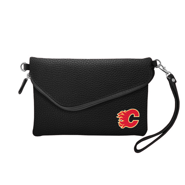 Calgary Flames Pebble Crossbody Purse