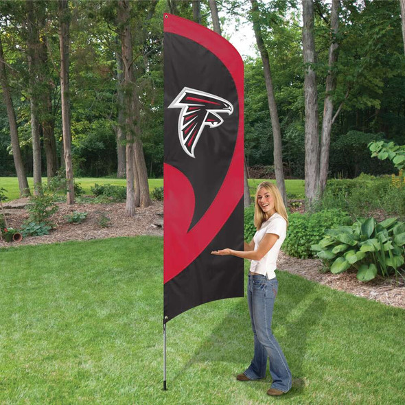 Atlanta Falcons Tall Team Flag Kit