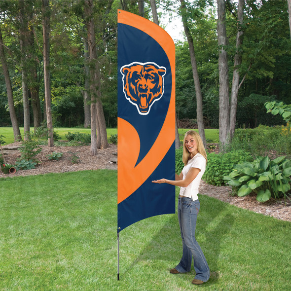 Chicago Bears Tall Team Flag Kit
