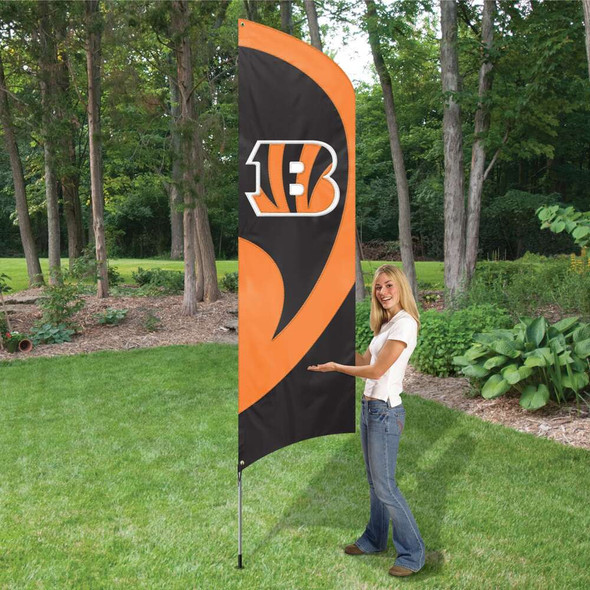 Cincinnati Bengals Tall Team Flag Kit