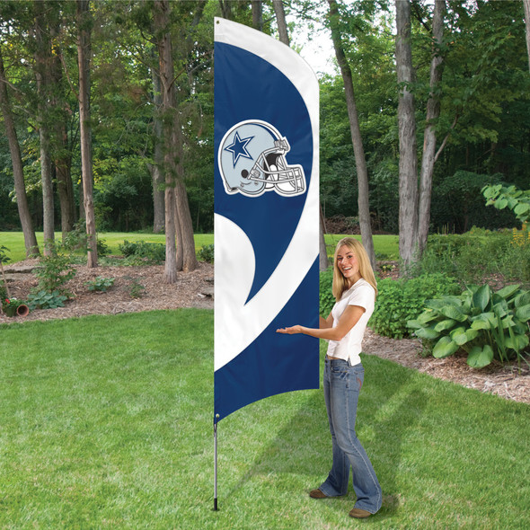 Dallas Cowboys Tall Team Flag Kit