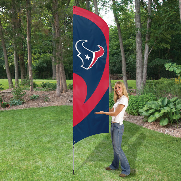 Houston Texans Tall Team Flag Kit