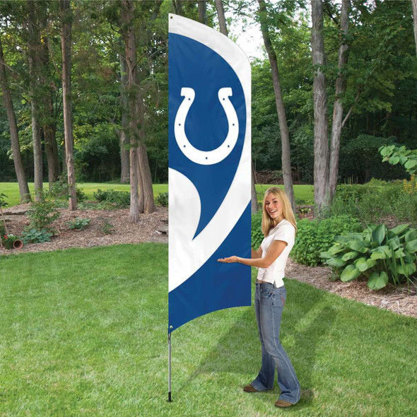 Indianapolis Colts Tall Team Flag Kit