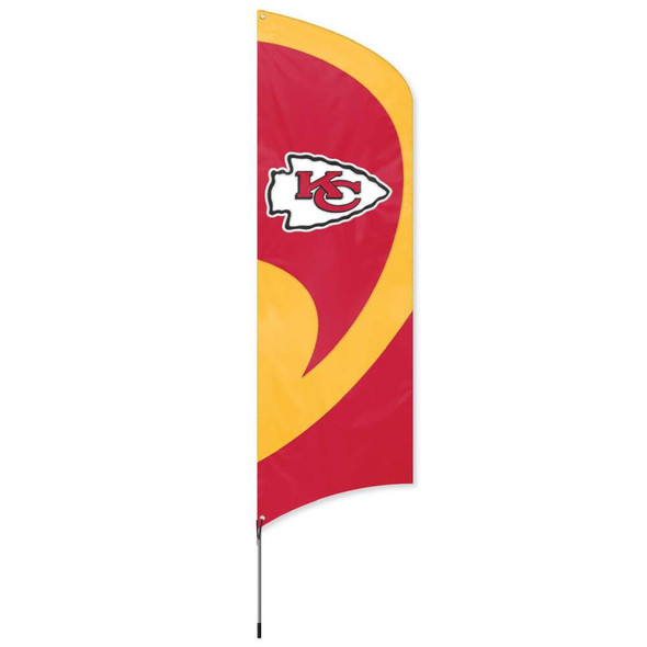 Kansas City Chiefs Tall Team Flag Kit