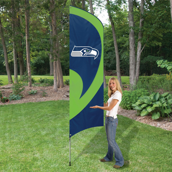Seattle Seahawks Tall Team Flag Kit