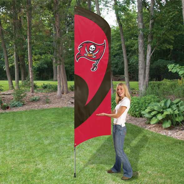 Tampa Bay Buccaneers Tall Team Flag Kit