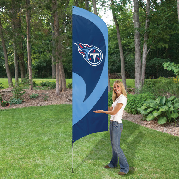 Tennessee Titans Tall Team Flag Kit