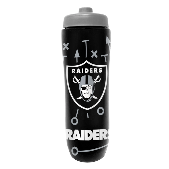Las Vegas Raiders Squeezy Water Bottle Sports Drink Bottle Fan Gear